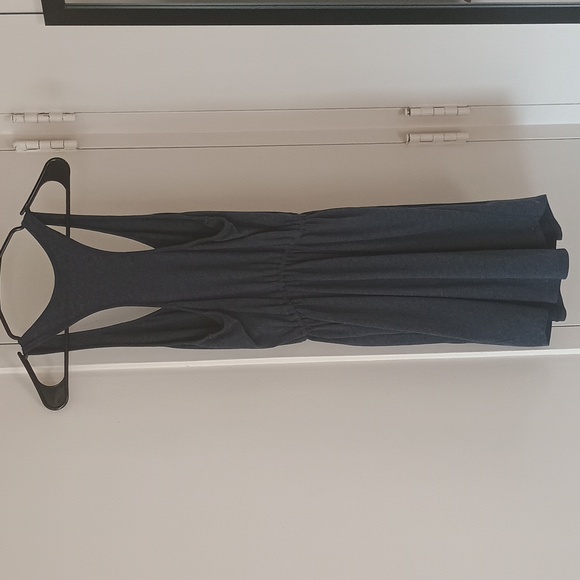 Abercrombie & Fitch Navy Dress With Drawstring Fitted Waist - Picture 4 of 4